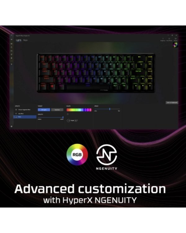 HyperX Alloy Origins 65 HyperX Mechanical Клавиатура