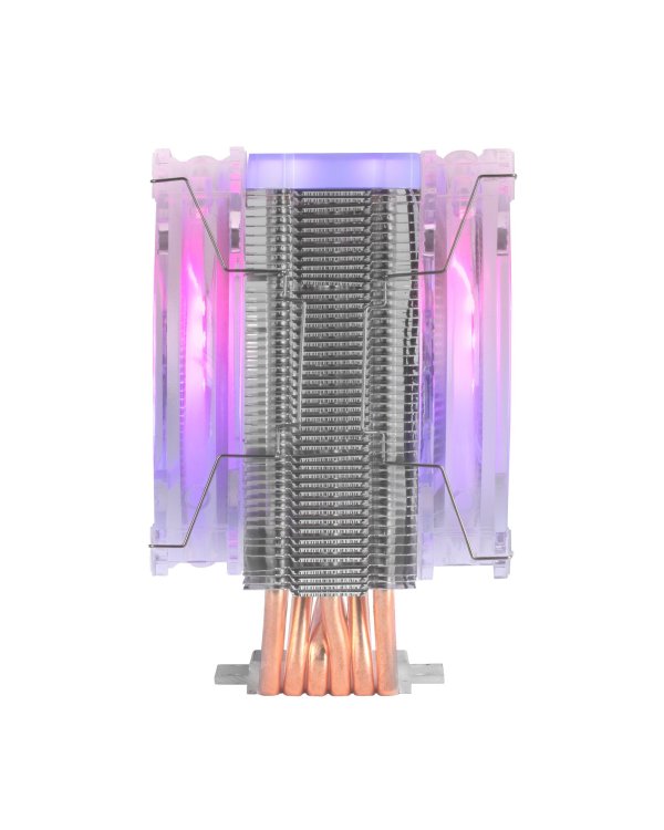 Mars Gaming MCPU66 CPU Cooler ARGB 220W Dual Fan 120mm Кулер для процессора