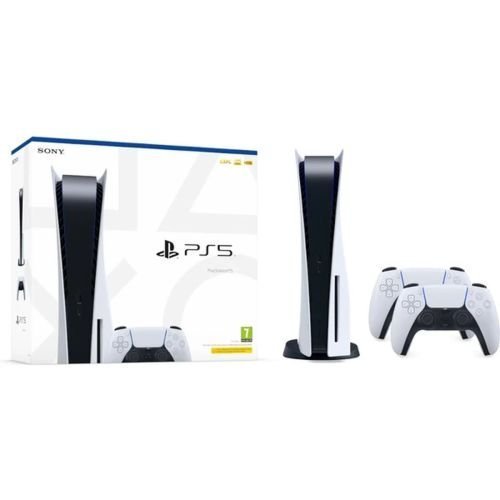 Обложка книги «Sony PlayStation 5 Игровая Консоль Disc Edition 825GB + 2 DualSense Контролеры»