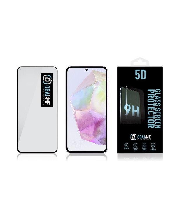 OBAL:ME 5D Glass Screen Protector Защитное стекло для Samsung Galaxy A35 5G / чёрный