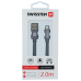 Swissten Textile Fast Charge 3A Lightning Кабель Для Зарядки и Переноса Данных 2m