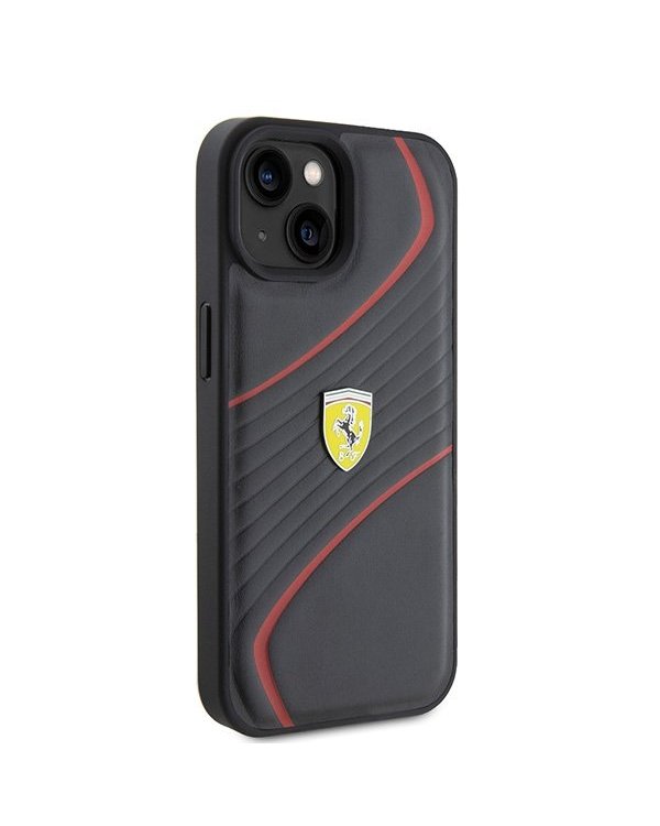 vFerrari Twist Metal Logo Back Case Защитный Чехол для Apple iPhone 15