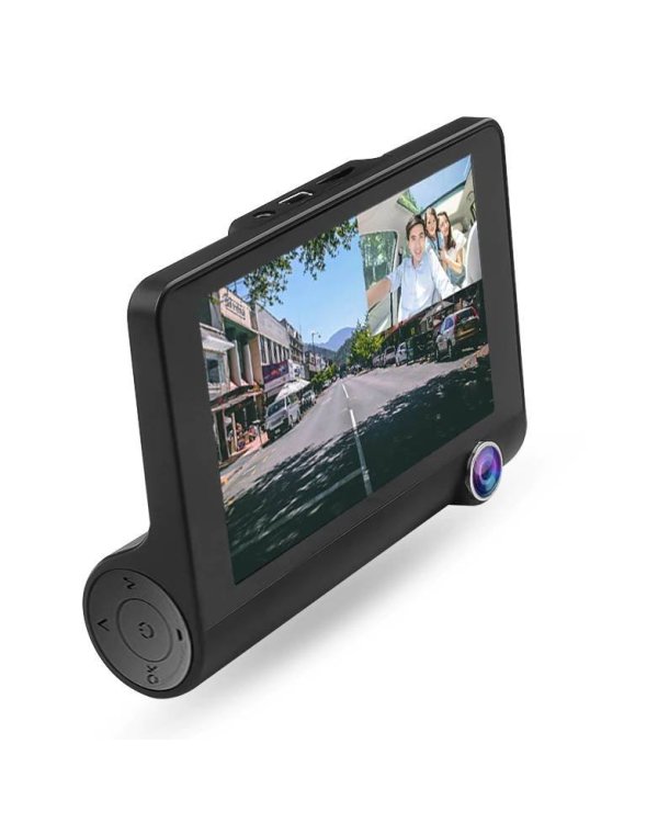 RoGer 3in1 Автомобильный видеорегистратор со встроенной передней / задней / внутренней камерой / Full HD / 170 градусов обзора