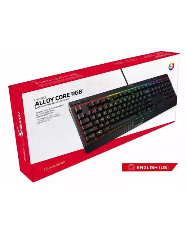 HyperX Alloy Core HX-KB5ME2-US RGB Игровая клавиатура