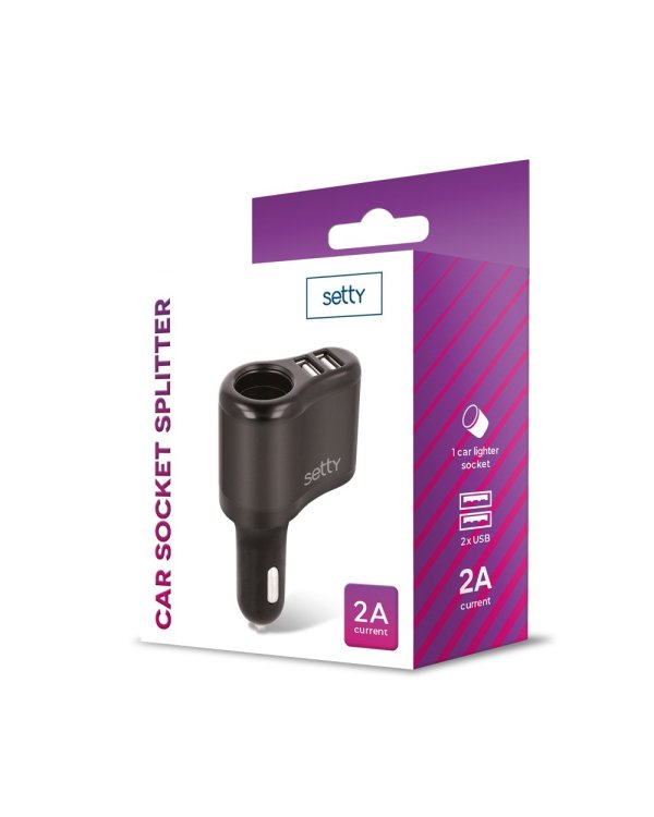 Setty RGS-01 Автомобильный Pазъем 2x USB 2A