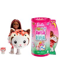 Barbie Chelsea Cutie Reveal Costume Cuties Series Teddy Bear in Red Panda Кукла