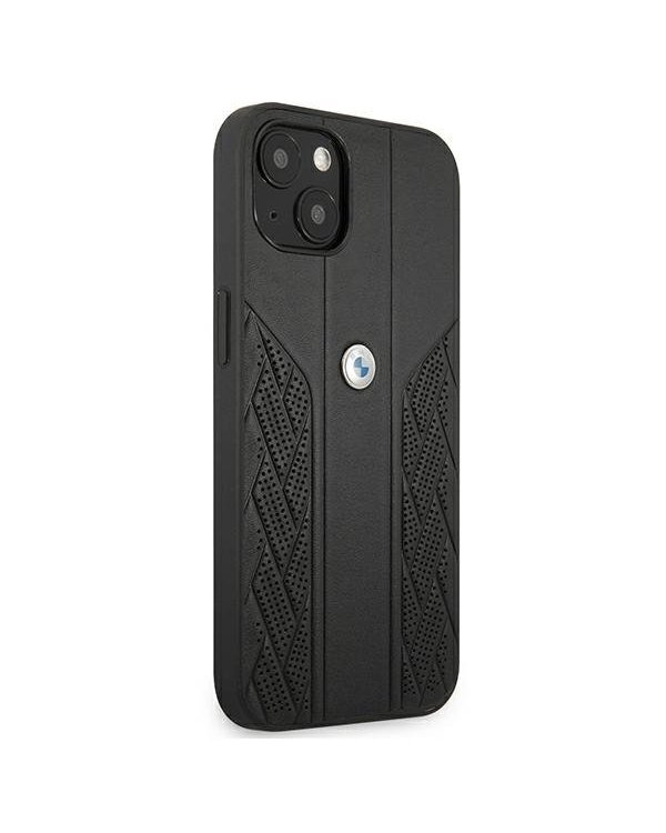 BMW BMHCP13MRSPPK Back Case Кожанный Чехол для телефона Apple iPhone 13