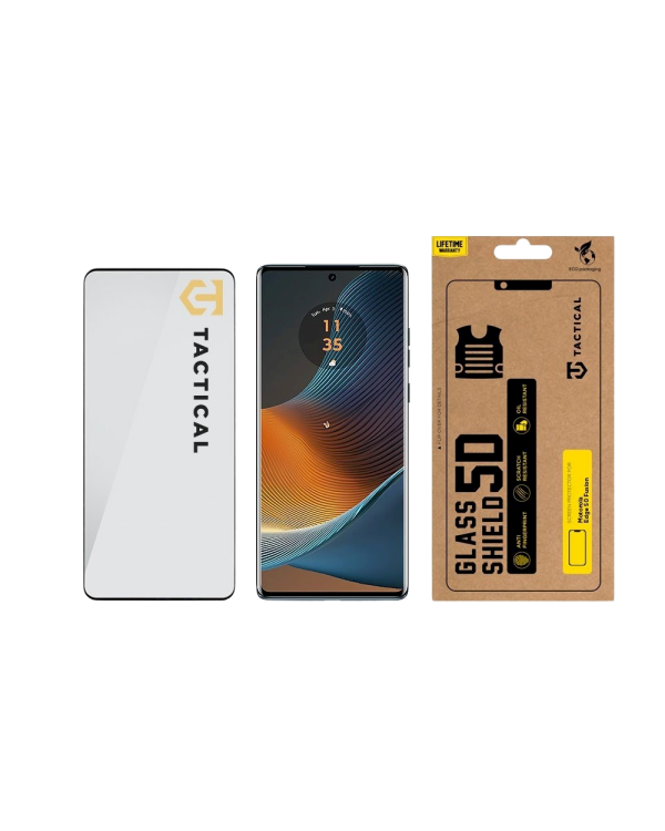 Tactical Glass Shield 5D Защитное стекло для Motorola Edge 50 Fusion / чёрный