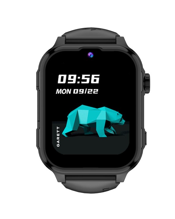 Garett Смарт-часы Kids Hero Pro 4G Face Unlock / GPS / GEO location / WhatsApp / Rotary button / "Kids Size" strap Черные