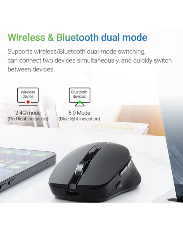 Acer M155 Беспроводная оптическая мышь 1600DPI / USB-C / Bluetooth