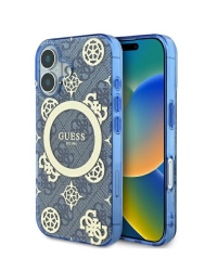 Guess IML Peony On 4G Background MagSafe Защитный Чехол для Apple iPhone 16