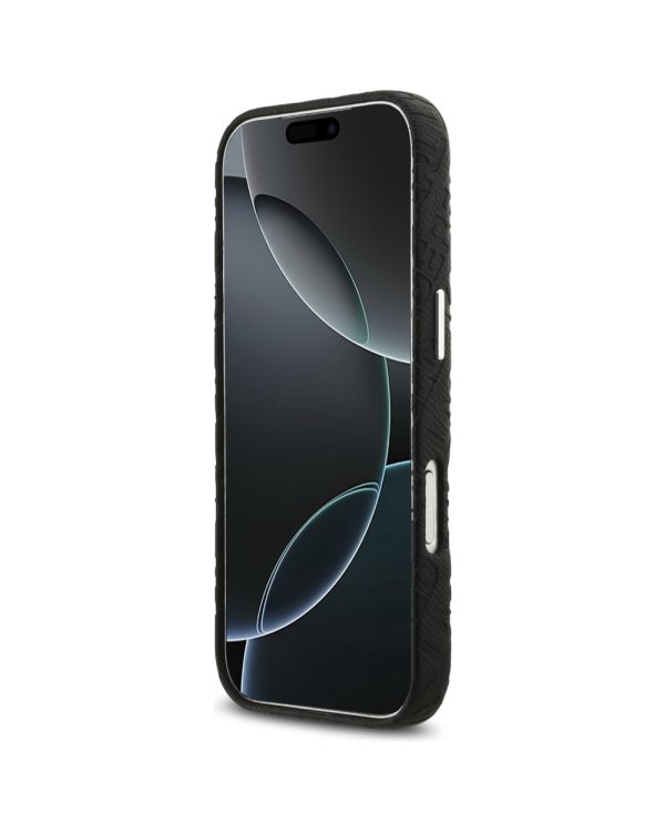 Karl Lagerfeld Grained PU Repeated Logo MagSafe Case Чехол для Apple iPhone 17 Pro