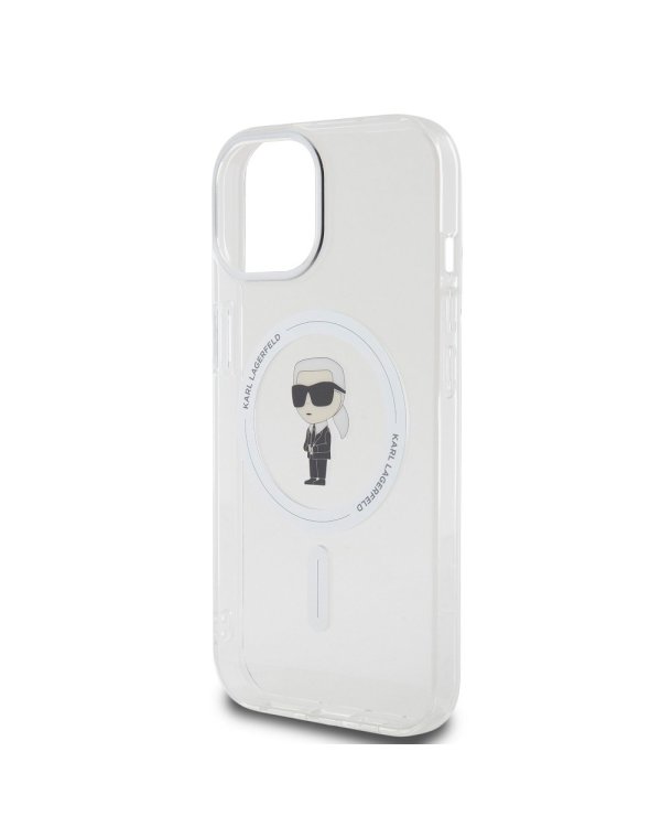 Karl Lagerfeld IML Ikonik MagSafe Case Защитный чехол для iPhone 15 / прозрачный
