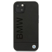 BMW BMHCP13SSLLBK Back Case Кожанный Чехол для телефона Apple iPhone 13 Mini Черный