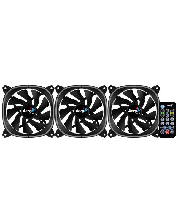 Aerocool Astro 12 Pro ARGB 12cm Комплект кулеров для компьютера с дистанционным управлением