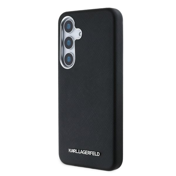 Karl Lagerfeld PU Saffiano Metal Logo and Frame Case Чехол для Samsung Galaxy S25
