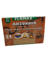 Flamax Экологически чистые кубики для зажигалок 32шт