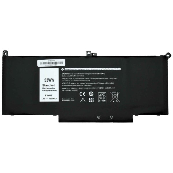 ExtraDigital F3YGT / DM3WC Battery for DELL Laptop 7.4V / 7200mAh / 53Wh