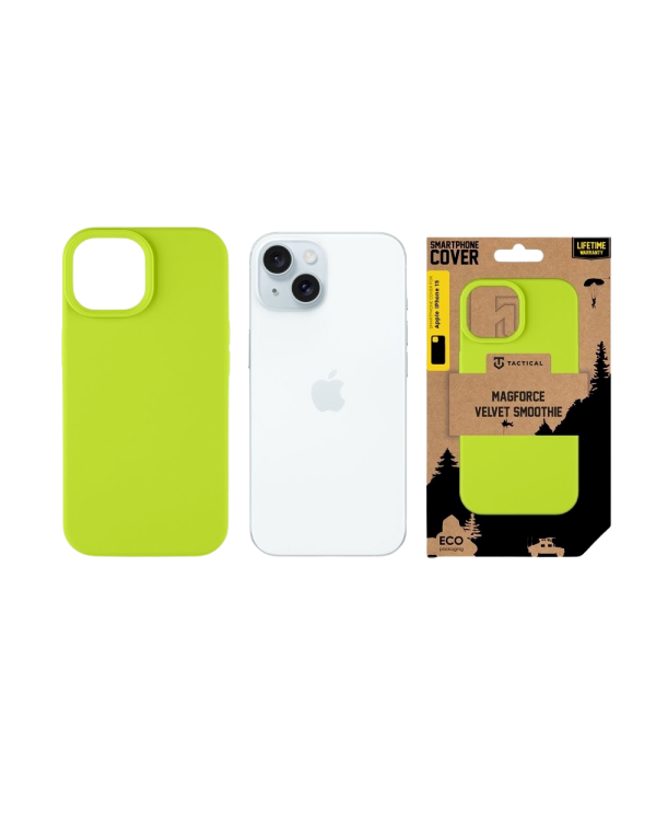 Tactical MagForce Velvet Smoothie Cover Защитный чехол для Apple iPhone 15 / авокадо