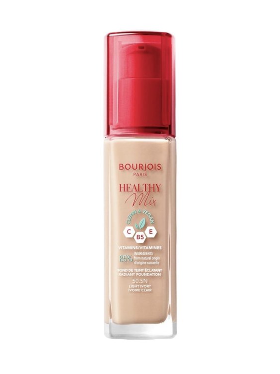 Bourjois Healthy Mix Clean & Vegan Тональный Крем 50.5N Light Ivory 30ml