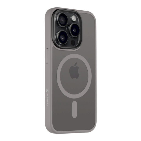 Обложка книги «Tactical MagForce Hyperstealth Cover Защитный чехол для iPhone 15 Pro / светло-серый»