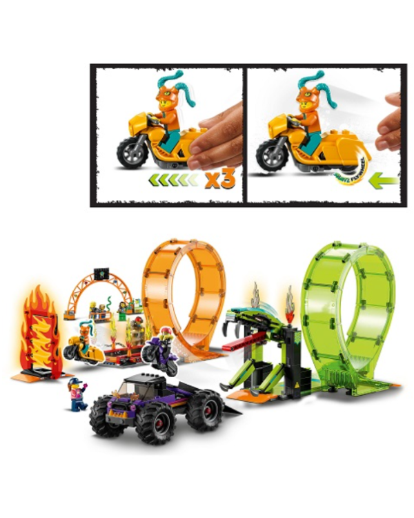 LEGO 60339 City Stuntz Double Loop Stunt Arena Конструктор