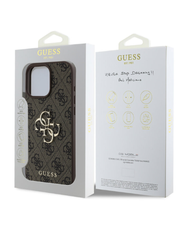 Guess GUHCP16L4GMGBR Чехол для Apple iPhone 16 Pro