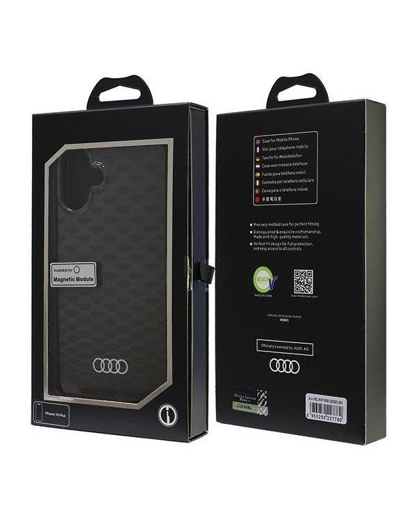 Audi IML Stitching Pattern MagSafe Защитный Чехол для Apple iPhone 16 Plus