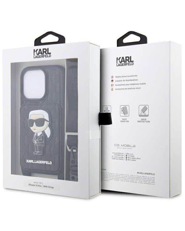 Karl Lagerfeld KLHCP14LCSAKHPKK Чехол для Apple iPhone 14 Pro