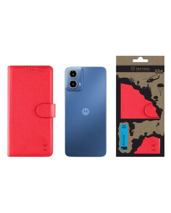 Tactical Field Notes Защитный чехол для Motorola G34 / красный
