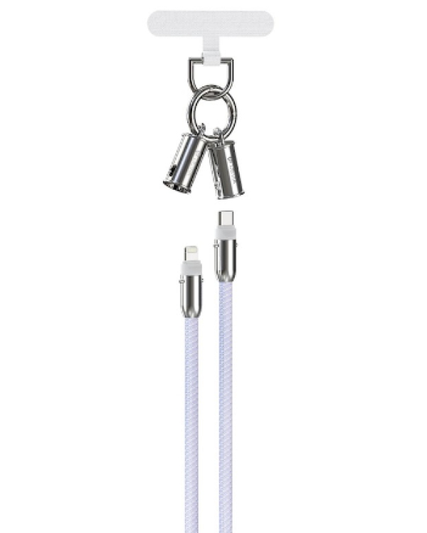 Devia 2in1 Lanyard 27W USB-C - Lightning Кабель 1.2m