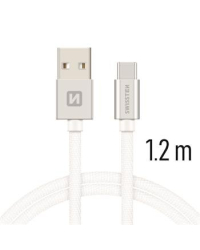 Swissten Textile Универсальный Quick Charge 3.1 USB-C USB Кабель данных 1.2м