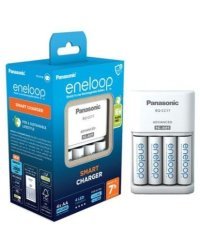 Panasonic Eneloop Smart Зарядное устройство для батареек + 4x AA 2000 mAh