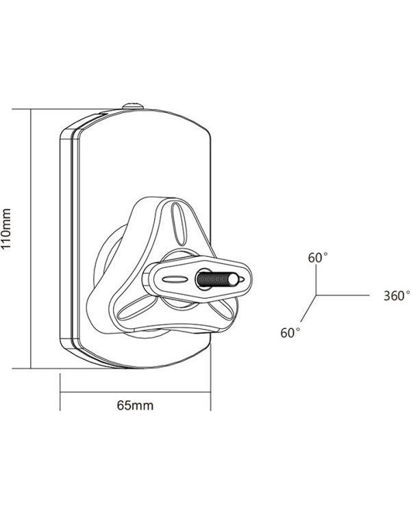 Multibrackets MB-2456 Kрепление для колонок 2шт