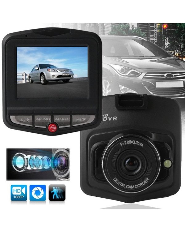 RoGer VR1 Видео регистратор Full HD 1080p / microSD / LCD 2.4'' + держатель