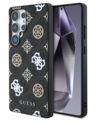 Guess 4G Printed Colored Peony Pattern MagSafe Чехол для Samsung Galaxy S25 Ultra