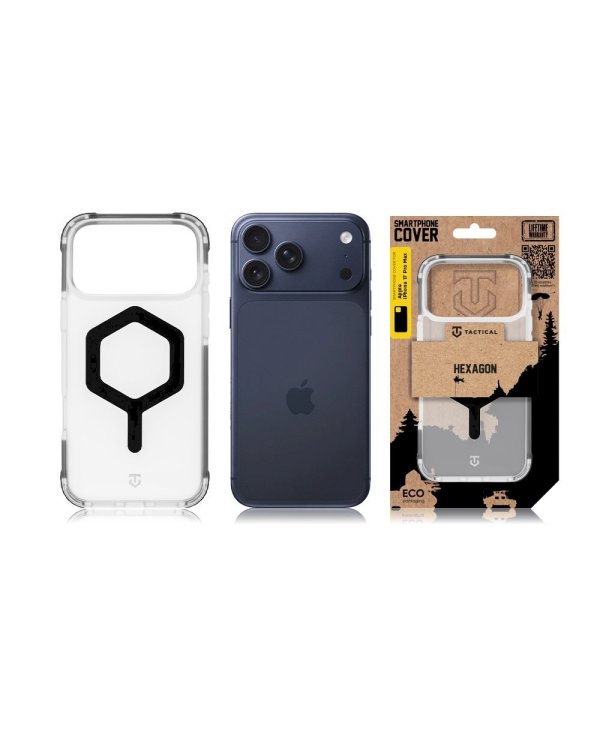Tactical MagForce Hexagon Cover Защитный чехол для Apple iPhone 17 Pro Max / чёрный