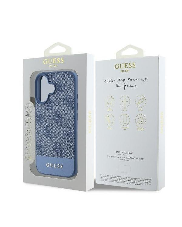 Guess 4G Bottom Stripe Защитный Чехол для Apple iPhone 16
