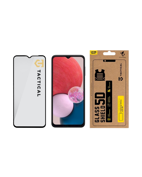 Tactical Glass Shield 5D Защитное стекло для Samsung Galaxy A13 4G / чёрный