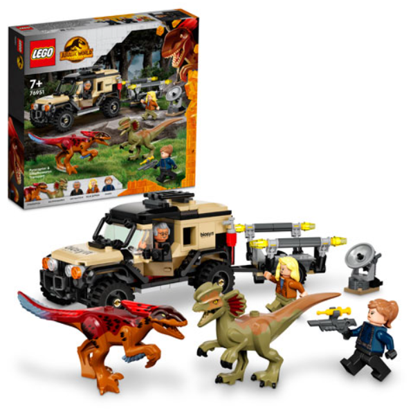 LEGO 76951 Pyroraptor & Dilophosaurus Transport Конструктор
