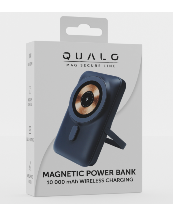 Qualo QMPB5-LD-01 MagSafe Беспроводной Повер Банк 10000mAh / LED / 20 W / USB-C / Lightning