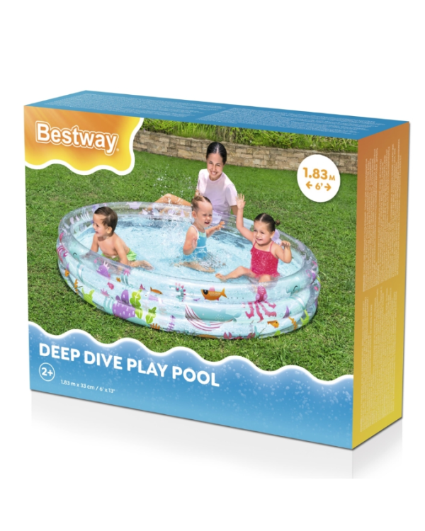 Bestway 51005 Надувной Детский Бассейн 183cm x 33cm