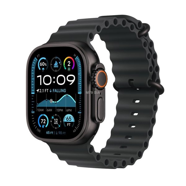Apple Watch Ultra 2 Умные часы 49mm Black Titanium Case with Black Ocean Band