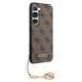 Guess 4G Charm Case Защитный чехол для Samsung Galaxy S23 / коричневый