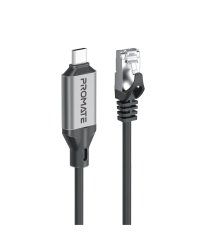 Promate CLink-RJ45 Кабель USB-C to Ethernet 10/100/1000Mbps / 5m