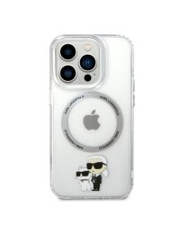 Karl Lagerfeld IML Karl and Choupette MagSafe Case Защитный чехол для iPhone 13 Pro / прозрачный