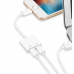 Wooco J-008 Dual Audio & Charge Адаптер 2x Lightning