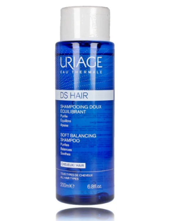 Uriage DS Soft Balancing мягкий балансирующий шампунь для волос 200 ml