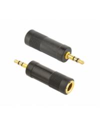 Gembird A-6.35F-3.5M Аудио Адаптер 6.35mm female - 3.5mm Jack male