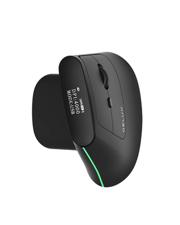 Дополнительное изображение книги «Delux MV6 DB Ergonomic Беспроводная Компьютерная Мышь»